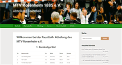 Desktop Screenshot of mtv-faustball.de